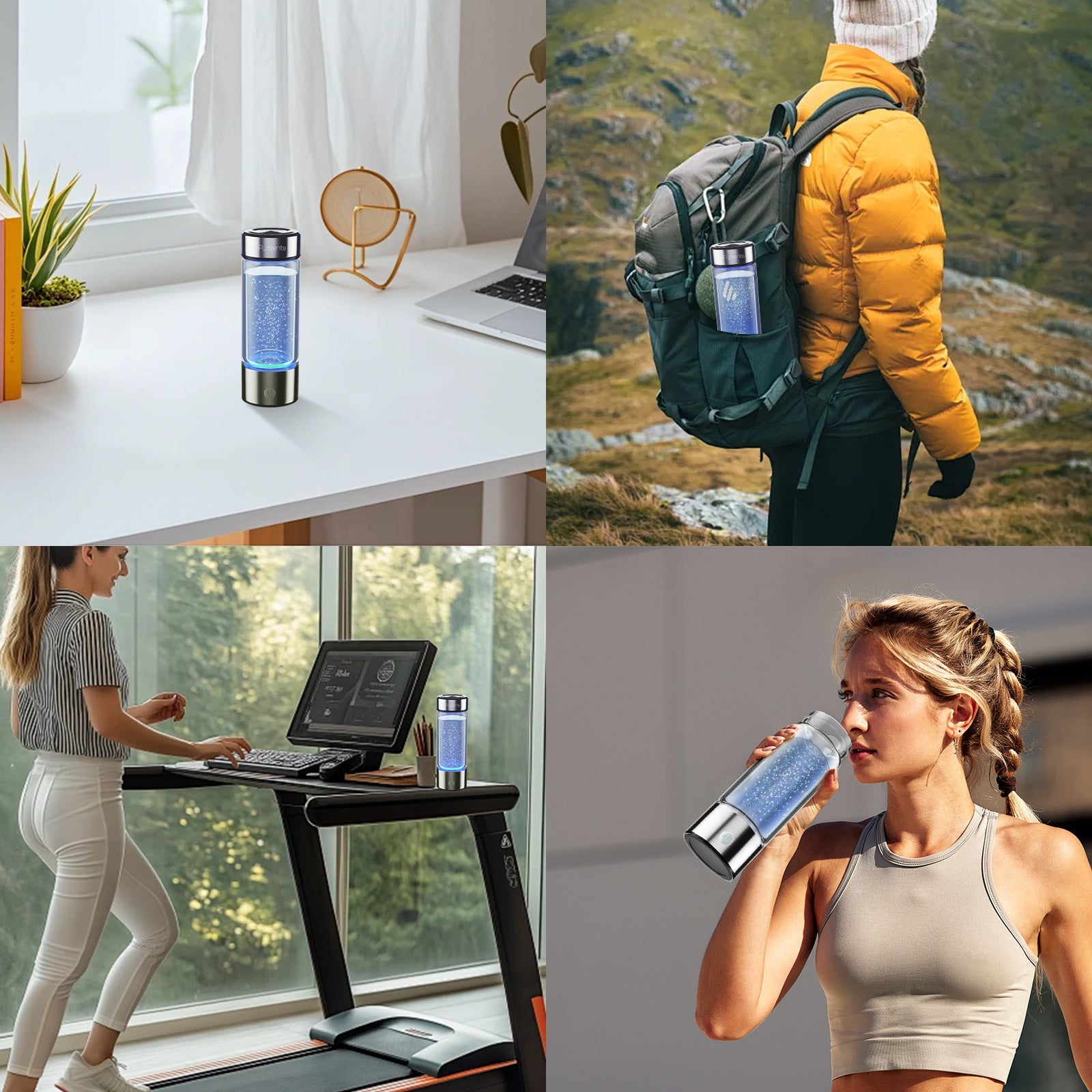 Purizenta M3 Flask Hydrogen Water Bottle