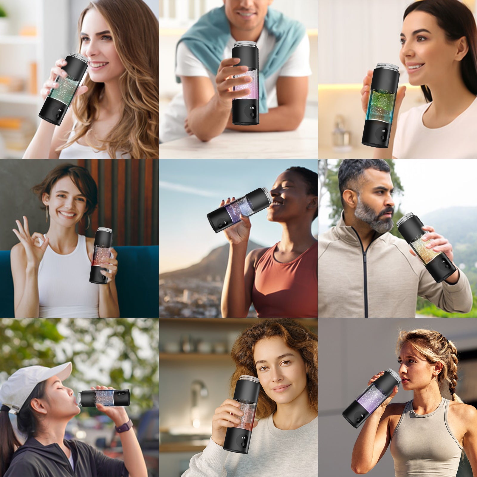 Purizenta N11 Flask Hydrogen Water Bottle