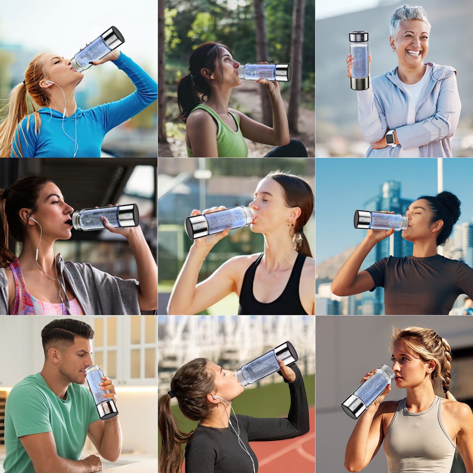 Purizenta M3 Flask Hydrogen Water Bottle